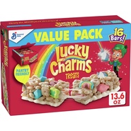 USA Lucky Charms Cereal Bars, 16 count(Ready Stock)