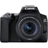 Canon EOS 200D Mark II DSLR Camera with Kit EF-S 18-55mm f/4-5.6 IS STM (Black)