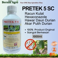 1L Pretek Hexaconazole Penyakit Kulat Hawar Daun Durian Racun Bintik Daun Sigatoka Pisang Racun Kula