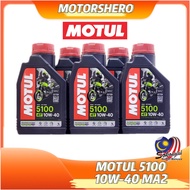 MOTUL 4T 10W-40 10W40 5100 FULLY SYNTHETIC HIGH TECHNOSYNTHESE ESTER MA2