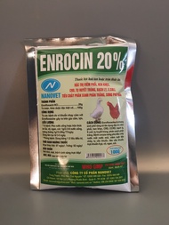 [Thú y] Enro 20% viêm phổi hen khẹc tụ huyết trùng phân xanh phân trắng chó mèo gia súc gia cầm (100