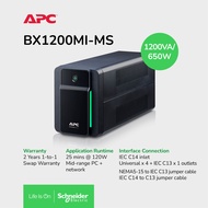 APC Back-UPS 1200VA 230V AVR 2 universal &amp; 1 IEC outlets BX1200MI-MS