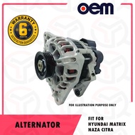 (NEW) HYUNDAI MATRIX NAZA CITRA ALTERNATOR (37300-23700) (6 MONTHS WARRANTY)
