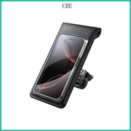 CRE Motorcycle Phone Mount Holder Waterproof Bag Anti Shock Locking Design for Secure Holding on Roa