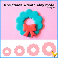 [TOTO] 4/8/12Pcs Christmas Wreath Clay Mold 3D Printed PLA DIY Handmade Xmas Wreath Ornament Crafts 