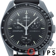 Swatch Omega x Swatch Bioceramic Moonswatch Mission to the Moon SO33M100 男士腕錶 黑色，成色極佳，附原廠盒和保固卡 [二手]