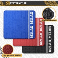 MZLAB PORON 99G ZERO RUSH TACTILE Premium Gaming Mouse Pad 45×40cm 5MM Optimal FPS Game Rubber Surfa