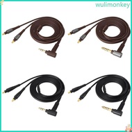 WU 3 5MM 4 4MM A2DC  Cord Wires forATH-SR9 ES770H ES750 ESW950 ESW990H Headphones Headset Replaced W