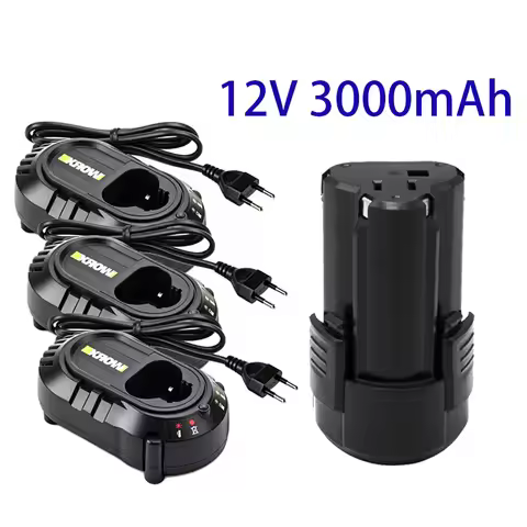 12V 3000MAh NEW Replacement Battery for WORX Kress 12V Power Tool WA3506 WU127 WU128 WU130 WU131X WU