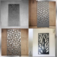Krawangan Panel Dekorasi Partisi Pembatas Ruang Pagar Plat Stainless