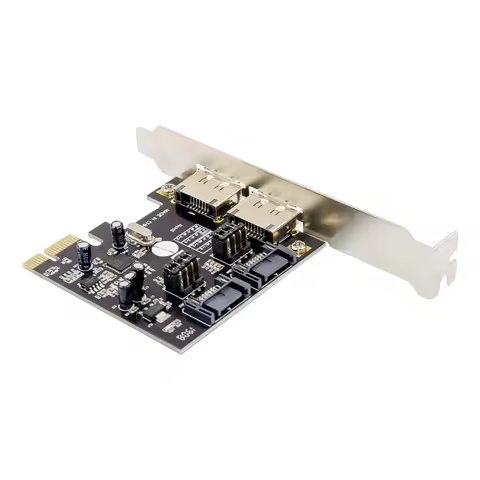 A40I PCIE ESATA SATA III Expansion Card PCI-E to SATA3.0 6Gb/S PCI-E Express Adapter ASM1061 Chipest