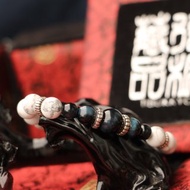 原礦白松石手珠 8mm 藍虎眼隔珠 客製化佛珠設計 串珠飾品 手環