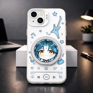 Phone Case For Realme GT 8 Pro GT 7T 7Pro GT 6 6T GT5 With Holder Genshin Impact Xiao Phone Case 942