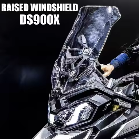 DS900X RAISED WINDSHIELD Motorcycle Screen New Windshield For Loncin VOGE Valico 900 DSX DS 900 X In