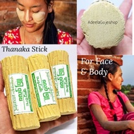 Thanaka Stick/ Log/ Original Burmese Beauty/ Thanaka Wood/ Buat Bedak utk Muka Badan/ Powerful Sunsc