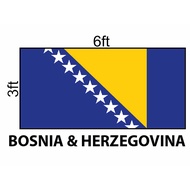 Bosnia and Herzegovina Flag 3x6ft, Bendera Bosnia and Herzegovina 3x6ft, Polyester