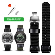 Casio Farm Oak GM2100 GM5600 GA2100 Watchband Modification Nylon Canvas Strap Compatible with Origin
