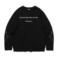 Circle Key's Waffle Long Sleeve (Black)