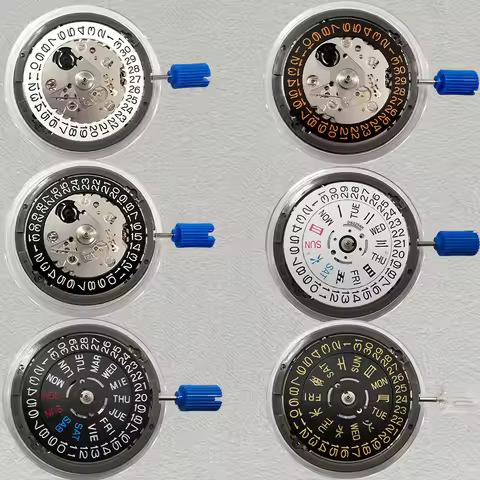 Original NH35A Nh36a Automatic Movement Crown At 3.0/3.8/4.1 O'clock With Date Day Week For Skx007 W
