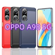 oppo a98 5G Carbon Fiber CPH2529 Shock-Resistant Phone Case Protective a98 5G