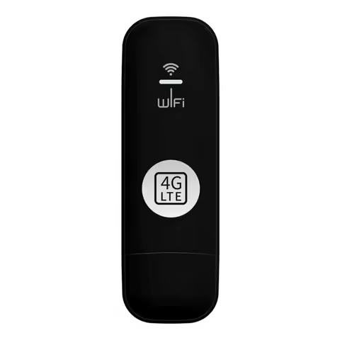 4G USB WIFI Modem With SIM Card Slot 4G LTE Car Wireless Wifi Router USB Dongle Black-AEF7