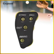 Gepnoo Baseball Umpire Clicker Four Wheel Softball Counter Umpire Indicator Gear for Baseball Sports