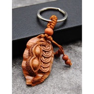 Peach Wood Peanut Keychain Meaning Healthy Longevity Feng Shui Dharma Objects Master Sky Consecrated