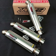 NEW SILINCER KNALPOT RACING ORIGINAL AM2 BEST PERFORMANCE P30 BULAT RATA INLET 50MM CB GL MEGAPRO TI