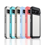For Google Pixel 9 Pro XL Case Pixel 9 Pro XL 8 7 Pro 8A 7A Shell Hard Translucent Soft Frame Phone 