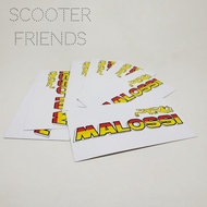 Vespa malossi sticker