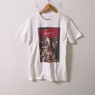 OFF-WHITE 宗教聖母油畫圖案短袖T恤 男款 XL號 葡萄牙製