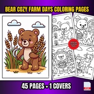 [PDF] 45 Bear Cozy Farm Days Colouring Books For Kids