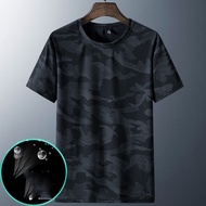 Quick Dry Fashion T Shirt Men'S 2024 Short Sleeves Summer Casual Black Green OverSize 6XL 7XL Top Tees GYM Tshirt Clothes