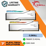 Flexi Tech G.SKILL Trident Z5 Royal DDR5-6400MHZ 32GB / 96GB Intel XMP - Silver
