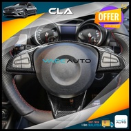 Mercedes Benz CLA C117 CLA180 CLA200 CLA250 Car Steering Wheel Switch Panel Cover Sticker Trim Vacca