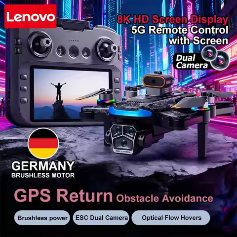 Lenovo A14 Pro max GPS Brushless 8K Triple Camera HD Optical Flow Intelligent Obstacle Avoidance Fol