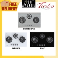 (FREE DELIVERY)Turbo IncantoT773-SSV/GV-BK/GV-OW 77cm 3 Burners Built-in Hob