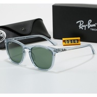 Classic All-Match rayban2210 Sunglasses Gray Transparent Frame Acetate Glasses XSK