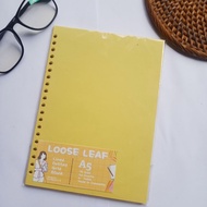 Loose Leaf Color A5 6Ring A5 20Ring B5 26Ring Binder Contents Colored Binder File Paper