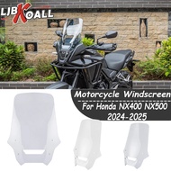 Windscreen Windshield Wind Shield Scree Deflector for Honda NX 400 NX400 NX500 NX 500 2024 2025 Moto