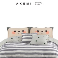 AKEMI 900TC TENCEL™ Lyocell Tickle Fun Iris (Fitted Sheet Set| Bedsheet/ Quilt Cover Set)