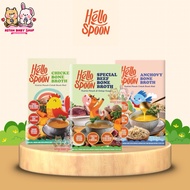 Hello Spoon Bone Broth Powder 1 Box contains 5 Sachets - Hello Spoon Chicken Bone Broth Beef Bone Br