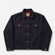 Boxy Raw Denim Jacket 15oz Colored Redhawk - Boxy Colored Redhawk 15oz