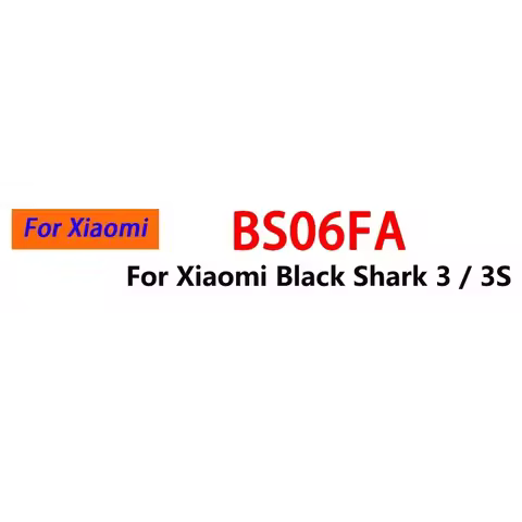 2PCS High Quality Replacement Bateria BS06FA Battery For Xiaomi Black Shark 3 3S High Capacity Recha