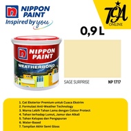 Cat Tembok Exterior Premium Nippon Paint Weatherbond Sage Surprise 0,9