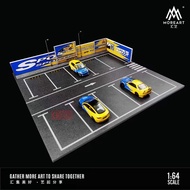 MoreArt Spoon Theme Parking Lot Diorama with LED