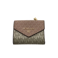 MICHAEL KORS folding wallet tri-fold -- PNK Total pattern ladies 32S1GT9E6B Direct from Japan Second