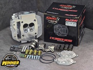 ฝาสูบ4วาว125 SKS RACING ขนาดวาว 21/24 งานตั้ม บางพลี อุปกรณ์ครบชุด พร้อมประกอบ มอเตอร์ไซค์ Motorcyc