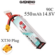 Gaoneng GNB 14.8V 550mAh 90C 4S Lipo Battery with XT30 Plug GNB5504S90A