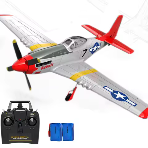 750MM 29.5" Large RC Aircraft P51 P51D Mustang A6M P47 4CH Aerobatic Fight Brushless RC Air Plane Gl
